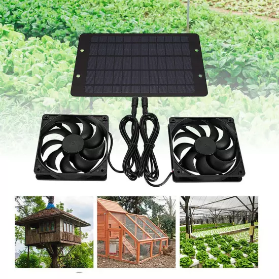 12V 10W Mini Ventilator IP65 Waterproof Solar Panel Powered Fan Solar Panel Fan