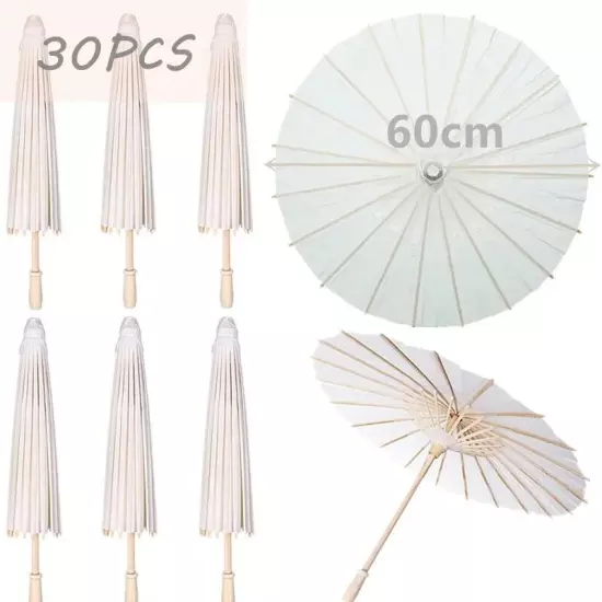 30/40/50PCS Parasol Umbrellas Wedding Photo Cosplay Prop Bridal Baby Party Craft