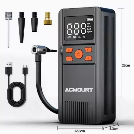 ACMOUNT Tire Inflator Portable Air Compressor