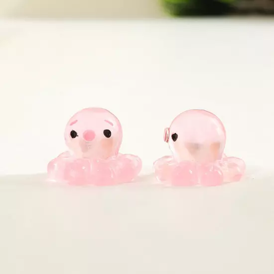 Cartoon Mini Octopus Luminous Toys Fish Tank Aquarium Decoration Accessories Sn