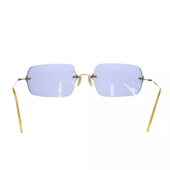 OLIVER PEOPLES ROC-G Sunglasses Gold Blue ITT11HXGWF9C