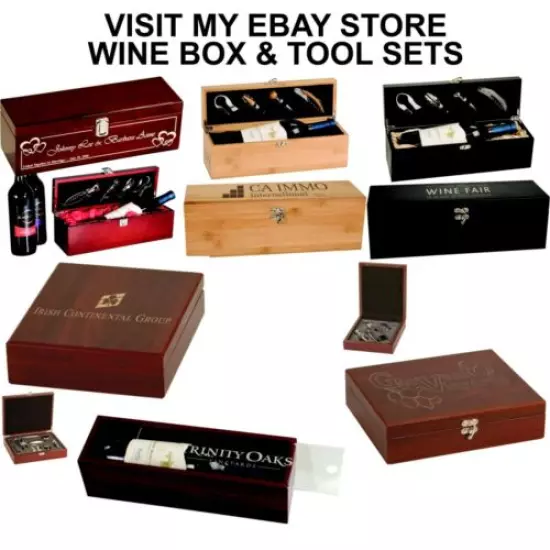 Rosewood Golf Ball Box Custom Engraved Personalized Valentines Day Gifts Him Her