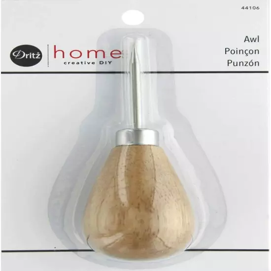 Home 44106 Awl with Wooden Handle