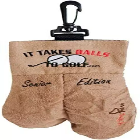 MySack Senior Edition Golf Ball Storage Bag | This Funny Golf Gift is Sure to...