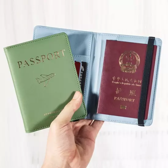 Ultra-thin Passport Bag RFID Travel Passport Case Credit Card Holder Travel