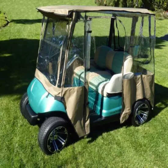 Golf cart enclosure 2 seater exclusively for Yamaha YDR Model - all weather