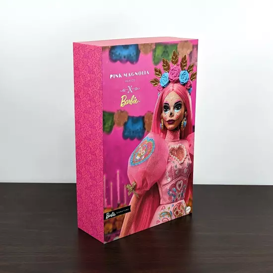 BARBIE Dia De Muertos x PINK MAGNOLIA 2023 Day Of The Dead Doll - NEW IN HAND