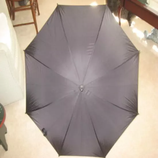 BLACK 100% NYLON UMBRELLA – 40” LARGE