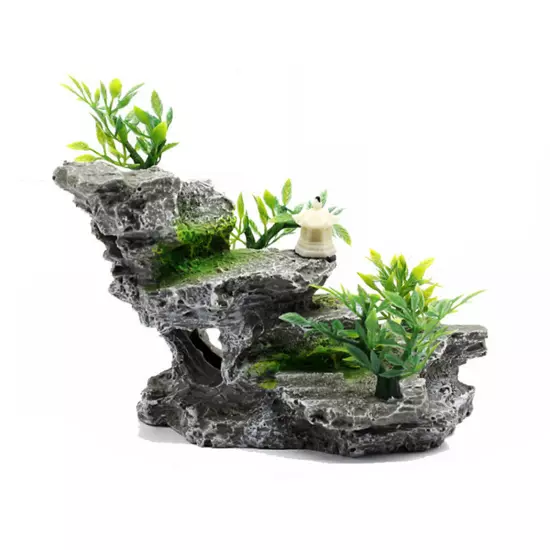 Aquarium decoration mountain rock house stone rock cave fish tank accessories