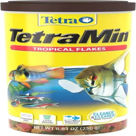 TetraMin Tropical Flake Food, 7.06 Oz - Nutritionally Balanced