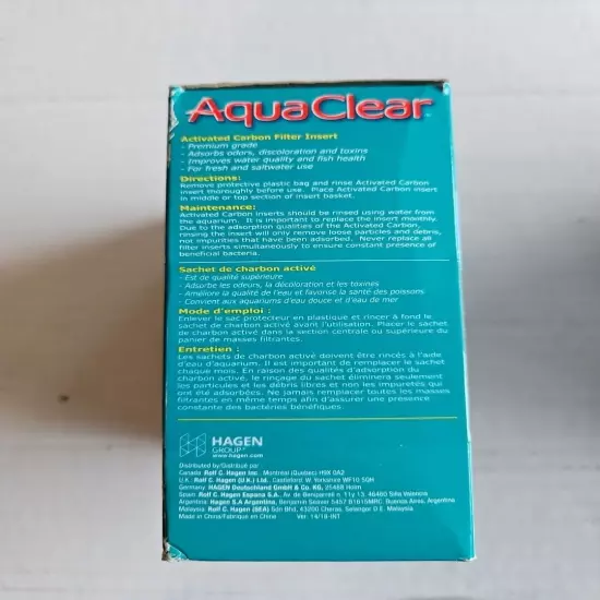 3 Pack Aquaclear 30 (150) Activated Carbon Filter Inserts For Aquarium