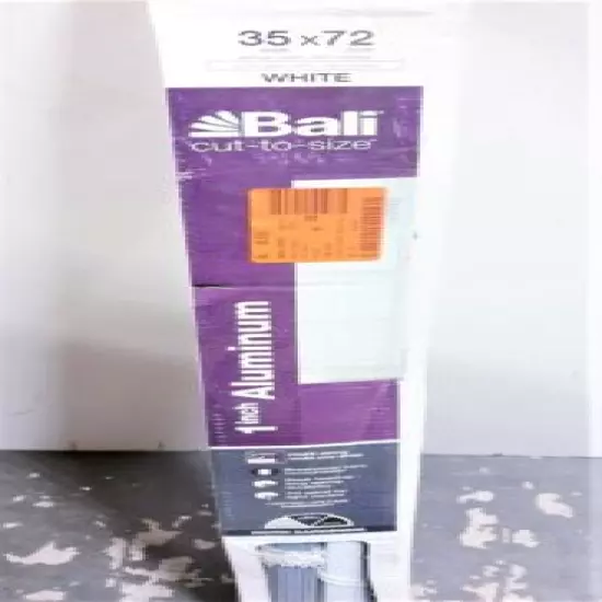 Bali Today White Cordless 1 in. Room Darkening Aluminum Blind 33 1/2" W X 72"L