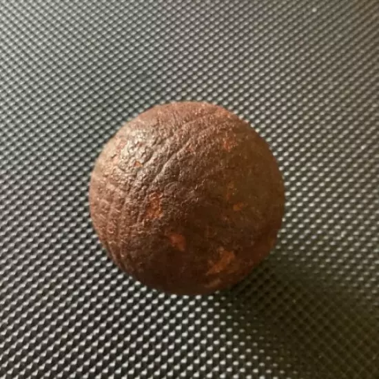 RARE RED LINE CUT GUTTY, VINTAGE GOLF BALL, CIRCA 1880’s.