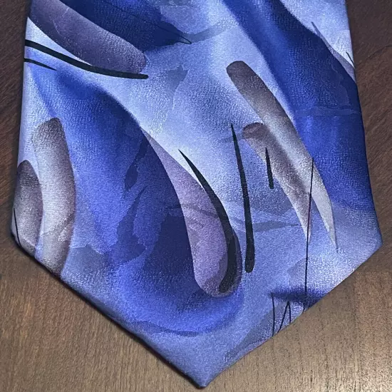 J. Garcia Blue Landscape With Eye Thirty Seven 100% Silk Men’s Neck Tie