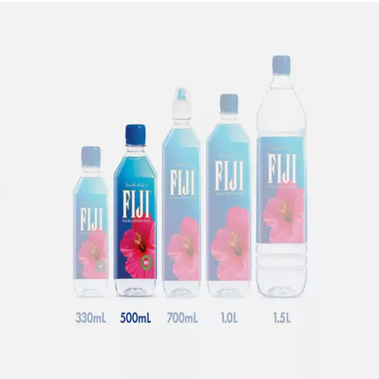 (24 Pack) FIJI Natural Artesian Water with Electrolytes and Minerals, 16.9 Fl Oz