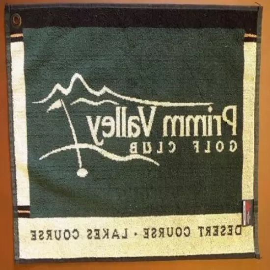 PRIMM VALLEY GOLF CLUB Nipton CA Caddy Golf Towel Desert Course/Lake Course