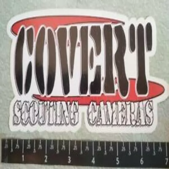 Covert Scouting Cameras Vinyl Decal Sticker OEM Shot Show