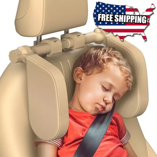 Almohada Reposacabezas De Coche Con Soporte Ajustable Cabeza Para Niños Y Niñas.