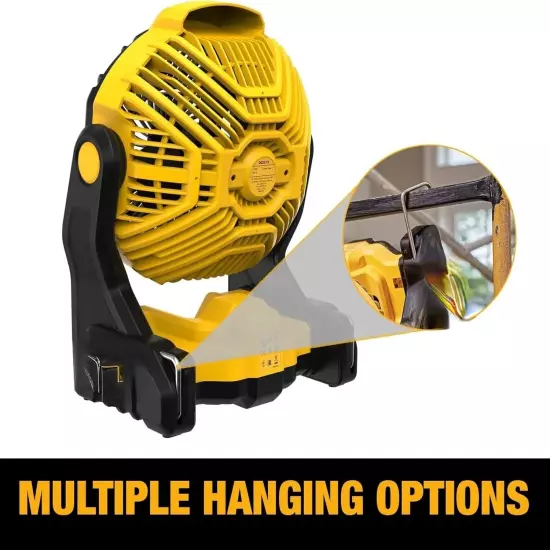 DEWALT 20V MAX Jobsite Fan, Cordless, Portable, Bare Tool Only (DCE512B)