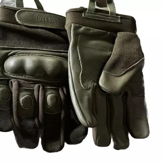 M Tac Tactical Gloves Olive Green Med Full Finger