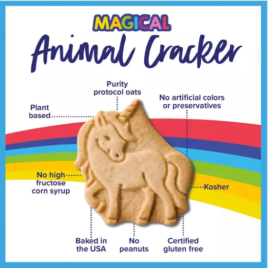 Goodie Girl, Magical Animal Crackers Snack Packs | Gluten Free, Peanut Free, Dai