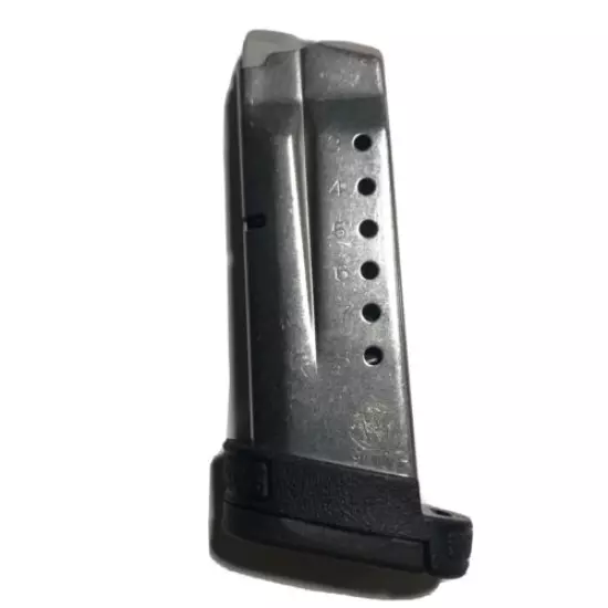 S&W Smith & Wesson M&P Factory 9mm caliber 8 round stainless magazine