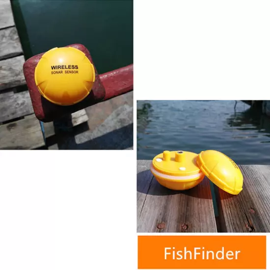 Smart Wireless Fish Finder Remote Sonar Sensor Fishing Detector Phone Visual 