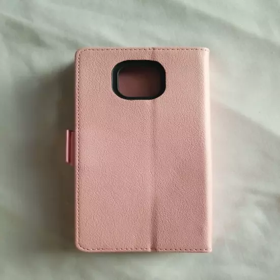 KEZI HOME Wallet Case Premium PU Leather Card Holder Pink 