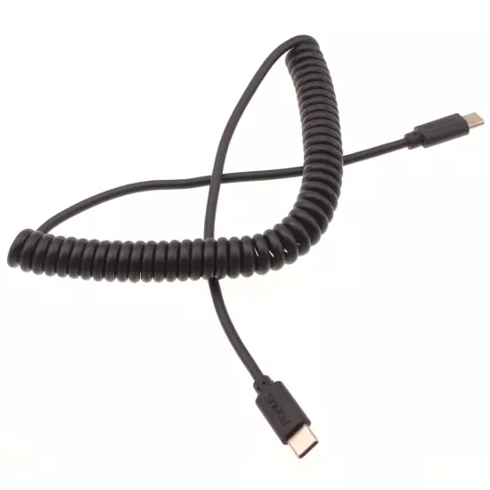 For Samsung Galaxy Z Fold6 - USB-C to TYPE-C Coiled Cable Fast Charger Cord