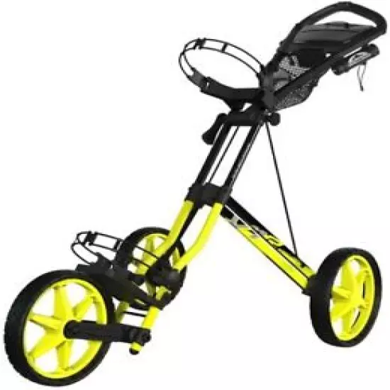 Sun Mountain Speed Cart V1R 3-Wheel Push Cart Atomic / Black - MINT 9.5