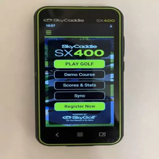 SkyCaddie SX400 GPS Golf Rangefinder with 4" Display (FREE 1 YEAR MEMBERSHIP)