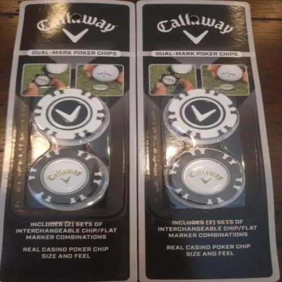 Callaway Dual-Mark Poker Chips(lot of 6)