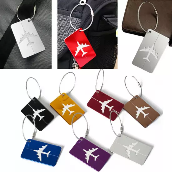 Luggage Tag Suitcase Label Baggage Boarding Bag Address Holder Travel Accessory