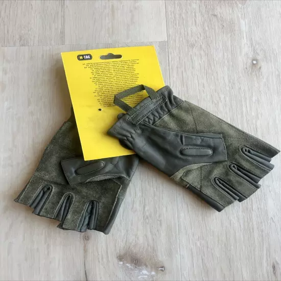 Tactical Military Fingerless Gloves Mens Outdoor Cycling Half Finger Gloves M