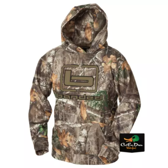 BANDED b LOGO HOODIE HOODED SWEATSHIRT EDGE CAMO W/ SPANISH MOSS LOGO B1050004-E