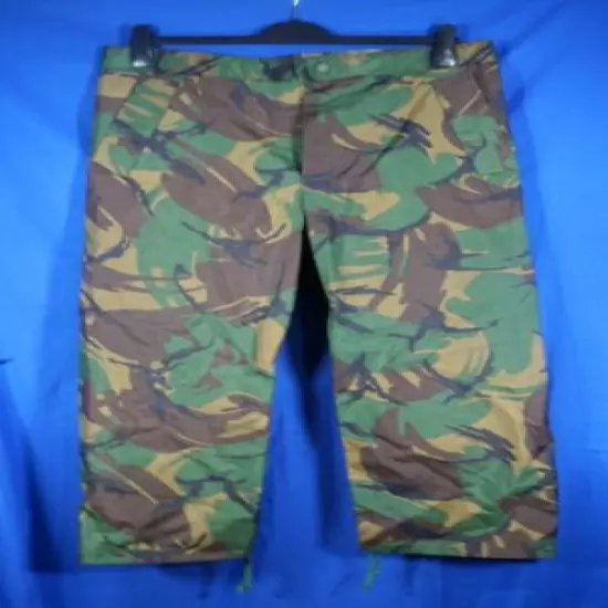 TROUSERS BRITISH MILITARY PANTS Waterproof DPM CAMO PVC Measures 37-27 (70/90)