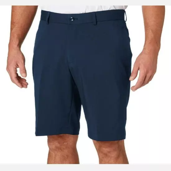 SLAZENGER Mens CORE Moisture WICKING Navy Blue Golf Athletic Shorts W 32 M 