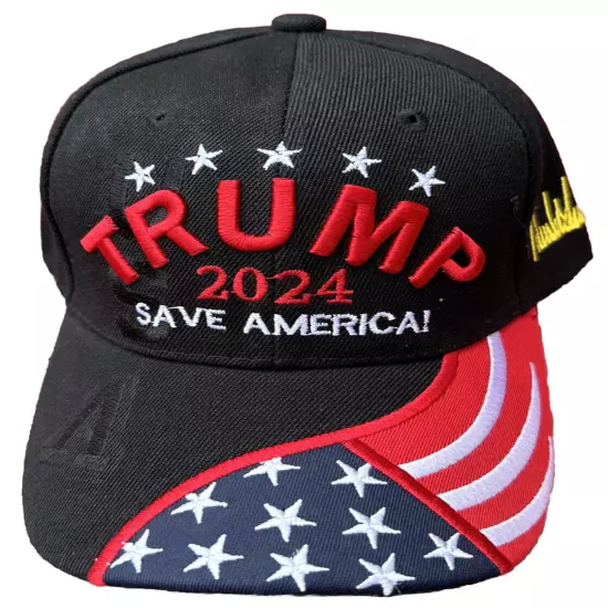 TRUMP 2024 Save America Take America Back HAT Embroidered Donald Trump Hat Cap