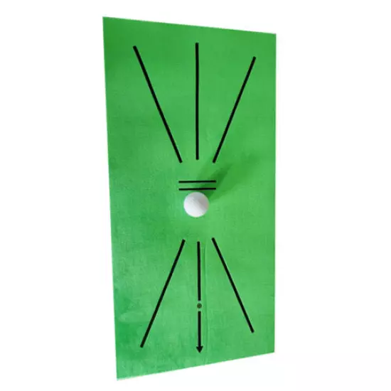 Golf Training Mat for Swing Detection Batting Practice Trajectory Pad Hiting Aid