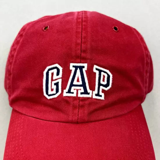 Vintage Gap Hat Cap Strapback Red Baseball Classic Logo Dad Adjustable y2k 2000