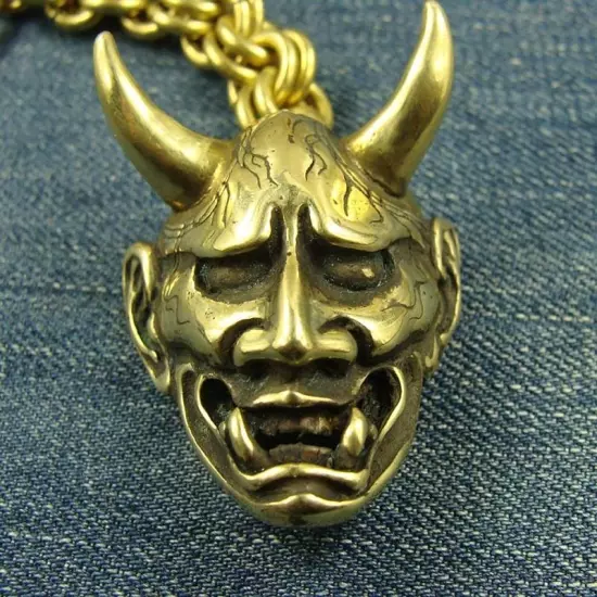 Handmade Solid Brass Ghost face Keychains Wallet Bag chain keyrings pendant