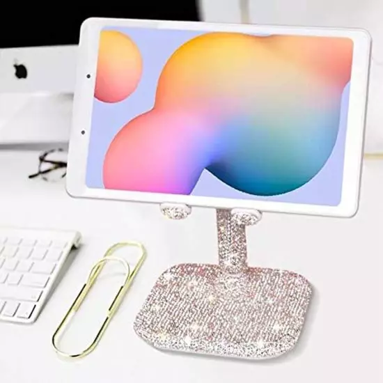 Bling Rhinestone Dazzling Universal Cell Phone Stand, Angle Adjustable Phone Sta