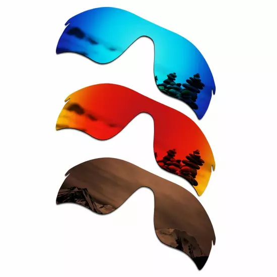 SmartVLT Polarized Replacement Lenses for-Oakley RadarLock Path OO9181- Mult