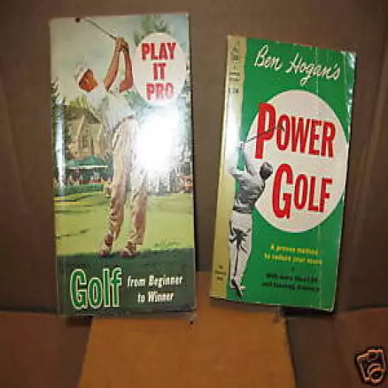 Vintage Golf Ben Hogan Power Golf 1959 copyright 1948