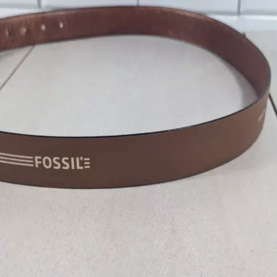 Fossil Genuine Brown Leather Men's Belt Sz 36 MB4239 222 132574