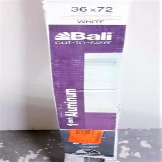 Bali Today White Cordless 1 in. Room Darkening Aluminum Blind 34 1/2" W X 72"L