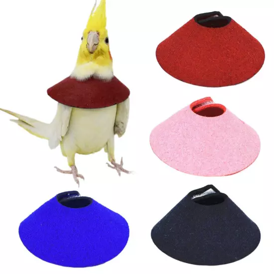 Parrot Protection Cone Neck Birds Elizabethan Collar Recovery Collar Bird Cloak