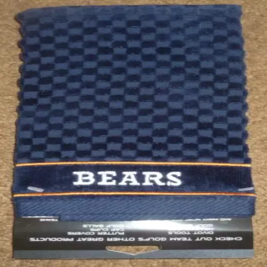 NFL Embroidered Tri-fold Towel - Chicago Bears Golf 