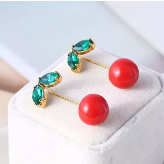 Kate Spade New York Red cherry Lovely Earrings