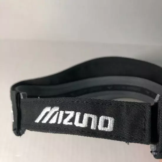 Mizuno Performance Wear Tour Series Adult Sun Visor Adjustable Black Golf Tennis